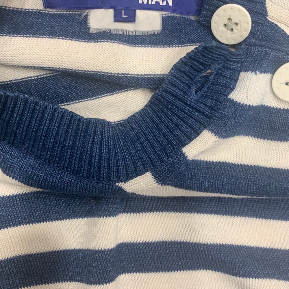 Rare indigo dyed shoulder button junya - Picture 9 of 14